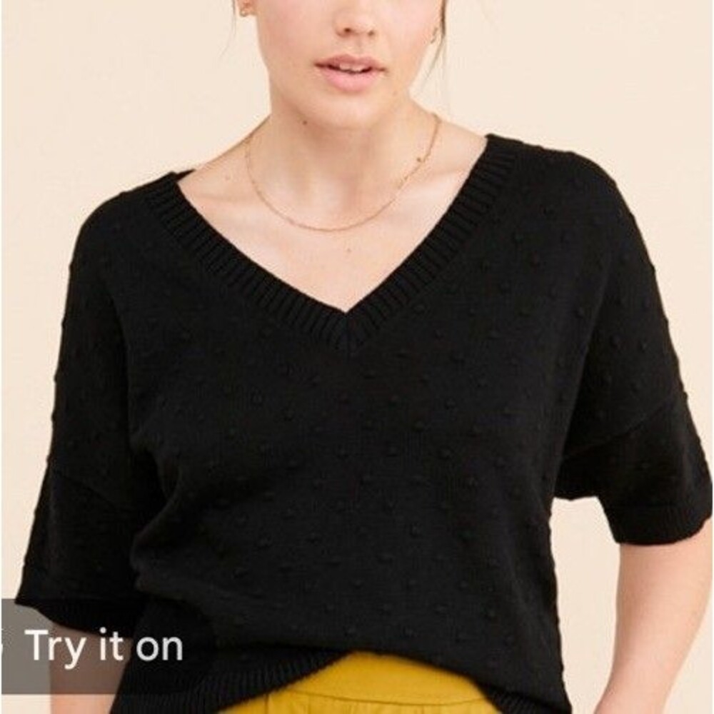 Nation LTD Size S Gigi Sweater Top Black